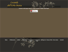 Tablet Screenshot of locandadellerbamatta.it